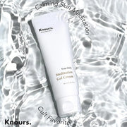 Knours. Light Weight Water Based Gel Moisturizer, Vegan Peppermint Squalane & Ceramide NP Hydrating Soothing Cooling (80ml...