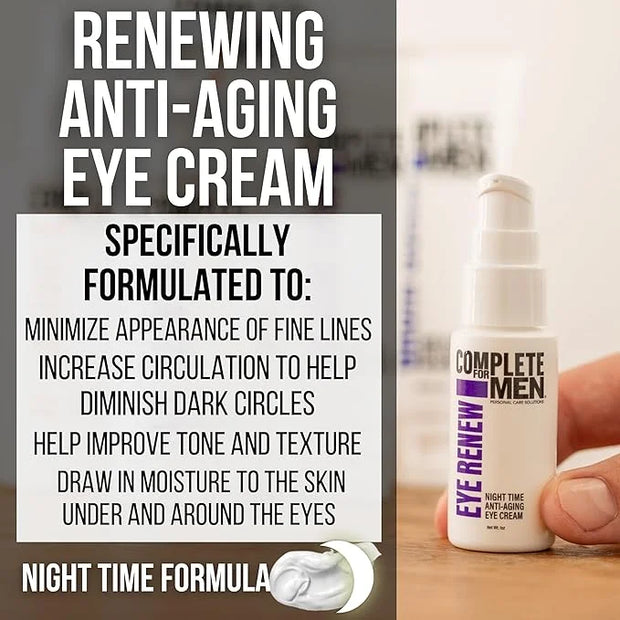 Eye Renew Night Time Anti Aging Eye Cream for Dark Circles Under Eye Treatment, Eye Repair Cream, Puffy Eyes Treatment wit...