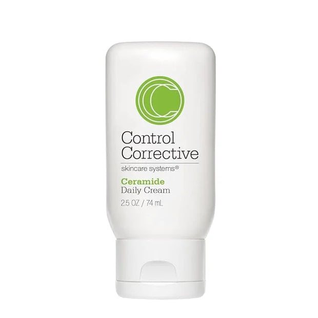 CONTROL CORRECTIVE Ceramide Daily Cream, 2.5 Oz - Light, Creamy Moisturizer Designed To Balance Skin, Super Hydrating, Non...