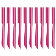 Eyebrow Razor, Eyebrow Razor Shaper for Men and Women, Grooming Shavers (red-10pcs) - Product Image