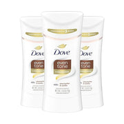 Dove Antiperspirant Deodorant Stick Even Tone Shea Butter & Vanilla Pack of 3 for 48h Odor and Sweat Protection & Skin Res...