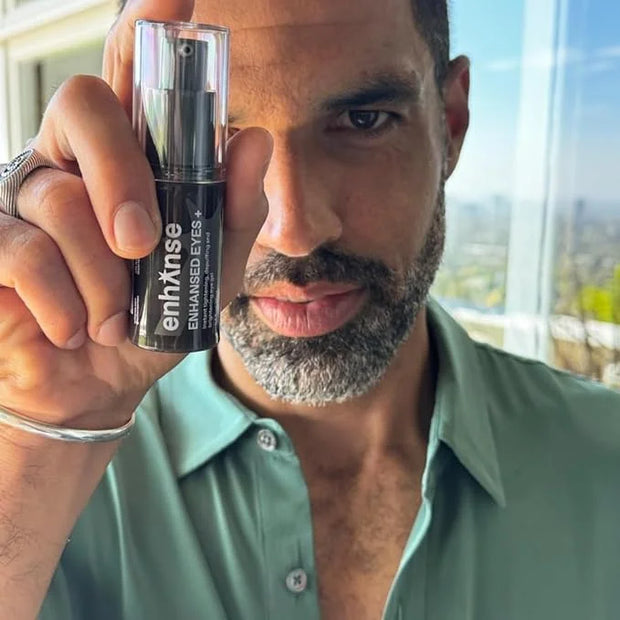 Under Eye Gel for Men, Caffeine Eye Cream, Peptides, RejuveNAD, Instant Tightening, Brightening, Depuffing for Under Eye B...