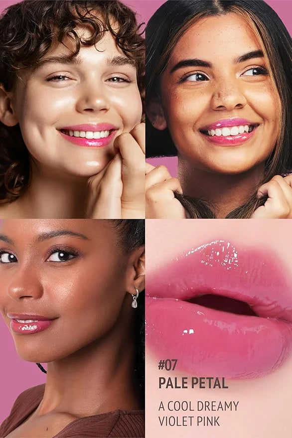 SELF BEAUTY Veganize Collagen Lip Glass Balm | Hydrating Lip Balm in 9 Vibrant Colors | Moisturizing Lip Care Infused with...