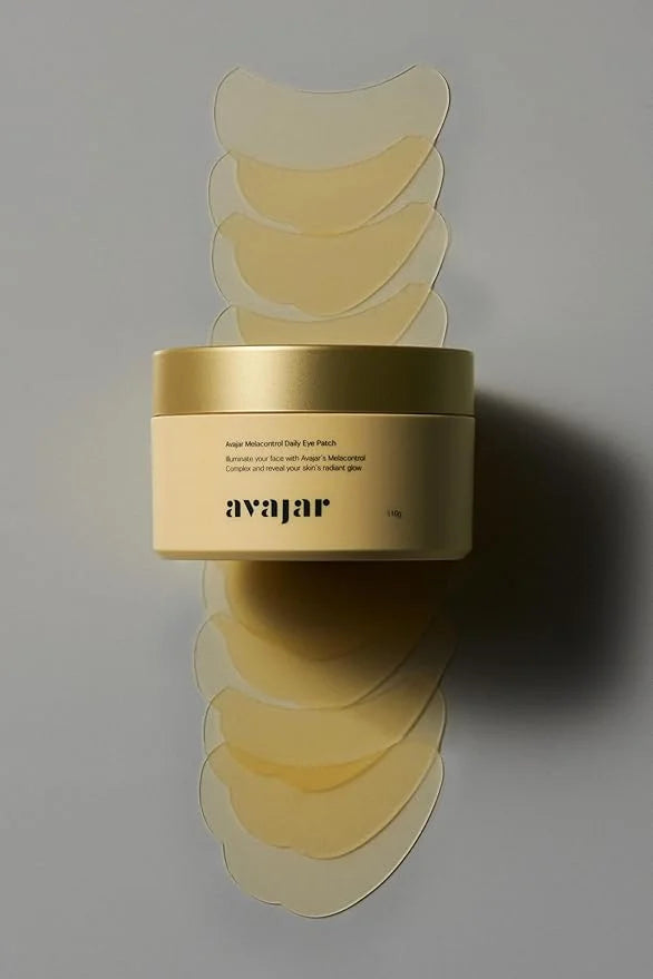 Avajar Melacontrol Daily Eye Patch | Korean Hydrogel Under Eye Mask for Puffy Eyes and Dark Circles | Anti-Wrinkle | Niaci...