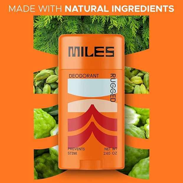 Miles Kids Deodorant for Boys and Girls - Aluminum Free Deodorant for Kids and Teens, Natural, Hypoallergenic, Made in USA...