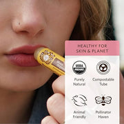 Moon Valley Organics Beeswax Lip Balm BLACKBERRY,