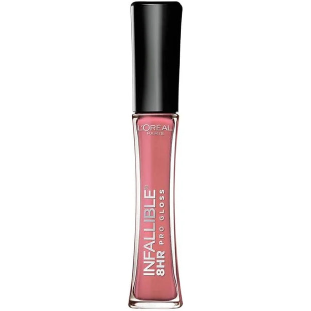L’Oreal Paris Makeup Infallible 8 Hour Hydrating Lip Gloss, Blush, 0.21 Fl Oz - Product Image