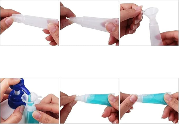 50Pcs 10ml Empty Lip Gloss Tubes Empty Lip Balm Tubes for DIY Lip Gloss Balm Cosmetic - Product Image