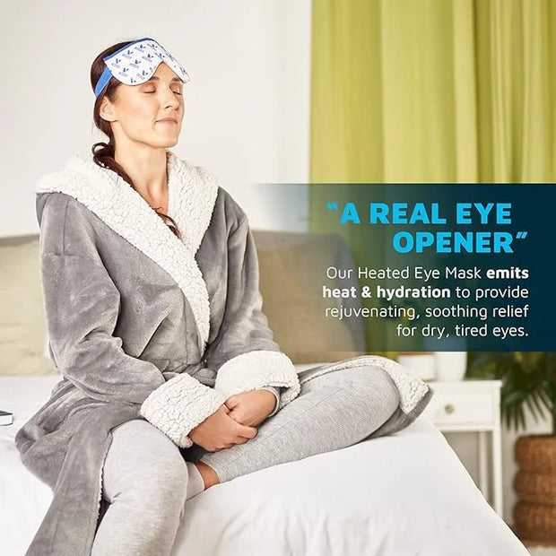 Eye Mask for Dry Eyes | Warm Eye Compress | Natural Heat Eye Mask for Styes, Blepharitis, Tired Eyes & More by Medcosa - P...