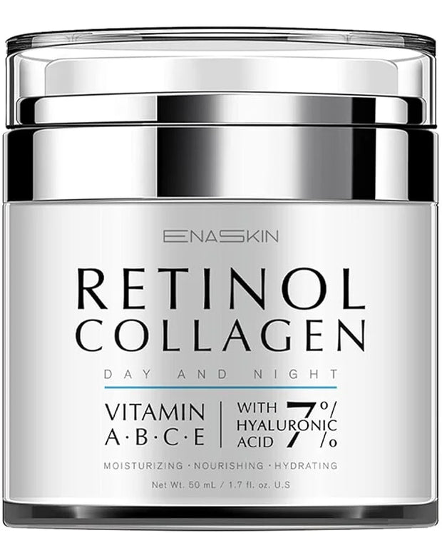EnaSkin Retinol Cream for Wrinkles: Face Neck Collagen Cream for Tightening Skin - Anti Aging Facial Moisturizer Day and N...