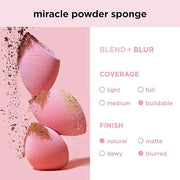 Real Techniques Ultimate Makeup Sponge Trio, Makeup Blending Sponges, For Liquid, Cream, & Powder Products, Powder & Found...
