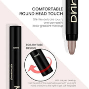 evpct 2Pcs Cream Eyeshadow Sticks Set for Eyes Waterproof, Taupe Shimmer Matte Eye shadow Stick Pencil Pen Bulk sombras en...