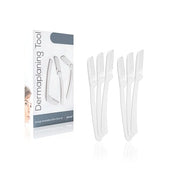 Dermaplaning Tool (6 Count) – Easy to Use Dermaplane Razor for Face – Facial Hair Removal for Women – Blade for Eyebrows a...