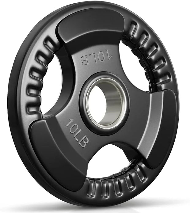 Holleyweb Weight Plates Olympic Rubber Grip Plates 2-Inch - Product Image