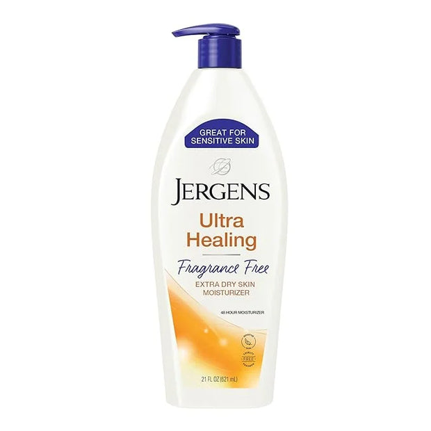 Jergens Ultra Healing Dry Skin Lotion, Hand and Body Moisturizer for Quick Absorption into Extra Dry Skin with Hydralucenc...