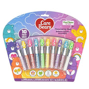 Care Bears 10 Piece Plant Based Lip Gloss, Girls Party Favors, First Makeup Set for Girl, Perfect for Parties, Sleepovers,...
