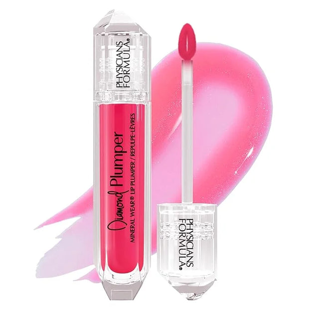 Physicians Formula Mineral Wear Diamond Lip Plumper Gloss Light Pink Princess Cut & Pink Radiant Cut - Product Image
