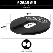 1.25 Lb each R-3 Micro Loading Weight Plates (2.5 LBS 5 LBS - Product Image
