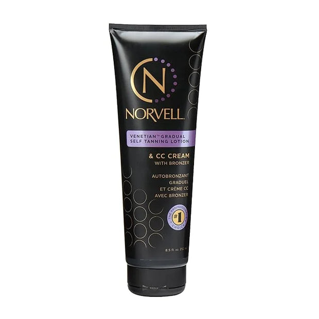 Norvell Venetian Sunless Self Tanner Gradual Color Extender Moisturizing Lotion, 8.5 fl.oz - Self Tanning Cream with Viole...