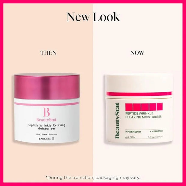 BeautyStat Peptide Wrinkle Relaxing Moisturizer - Made in the USA - Created by a 20+ Year Skincare Veteran Cosmetic Chemis...