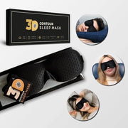 3D Contoured Eye Mask for Sleeping | Sleep Mask for Side Sleepers | Eyelash Extensions with Velcro Closure | Shade Cover |...