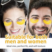 30 Pairs Under Eye Patches,Gold Under Eye Mask,Eye Masks Skincare Enriched with Collagen,Eye Patches for Puffy Eyes and Da...