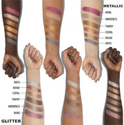 Cosmeticss - Neutrals, 24-Color eyeshadow Palette Matte/Shimmer/Metallic.Glitter Finish,