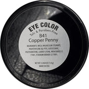 Copper Penny Tan Matte Semi Shimmering Opaque Pressed Powder Single Vegan Eyeshadow; Talc, Paraben & Cruelty Free - Produc...