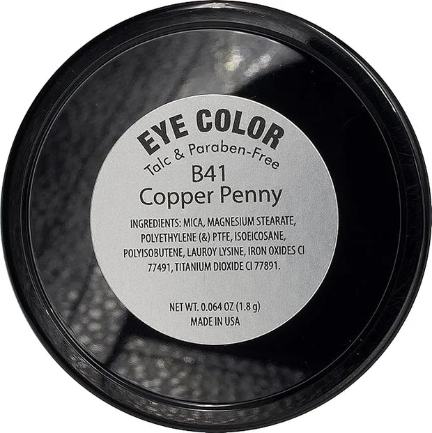 Copper Penny Tan Matte Semi Shimmering Opaque Pressed Powder Single Vegan Eyeshadow; Talc, Paraben & Cruelty Free - Produc...
