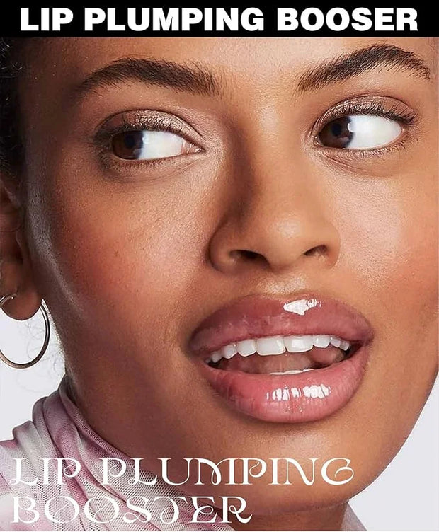 Plumping Lip Oil with Fresh Ginger Extract - Instant Fuller Lips, Ultra-Hydrating & Nourishing Glossy Lip Glow Oil, Lip Pl...