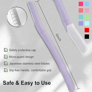 Face Razors for Women, Dermaplane Razor for Women Face, Eyebrow Razor, Facial Razors, Dermaplaning Tool, Gentle Skin Exfol...