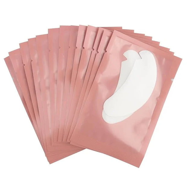 100 Pair V Shape Under Eye Gel Pads Hydrogel Eye Patches For Eyelash Extension, Lint Free Under Hydrogel Eye Mask Pads Las...