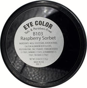 Raspberry Sorbet Fuchsia Pink Red Shimmering Opaque Pressed Powder Single Vegan Eyeshadow; Talc, Paraben & Cruelty Free - ...