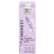 The Honest Company 2-in-1 Cleansing Shampoo + Body Wash Refill Carton | Gentle for Baby | Naturally Derived, Tear-free, Hy...