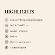 Miracle Youth Eye Cream Retinol 0.1% for beginners 76% Natural Ingredients, Shea Butter Squalane Depuff Eye Area Korean Sk...