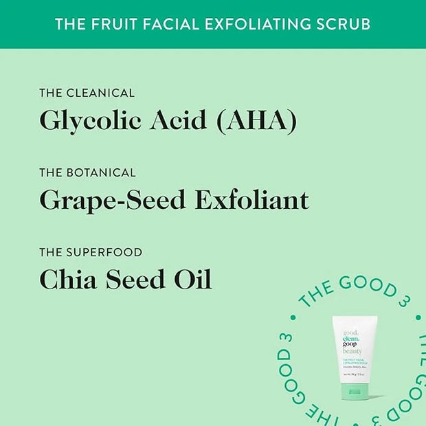 good.clean.goop beauty The Fruit Facial Exfoliating Scrub | good.clean.goop