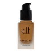 e.l.f. Flawless Satin Foundation, Lightweight & Medium Coverage, Semi-Matte Finish, Vegan & Cruelty-Free, Maple, 0.68 Fl O...