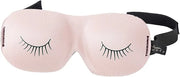 Bucky Ultralight Comfortable Contoured Travel and Sleep Eye Mask, Strawberry Eyelash, One Size - Product Image