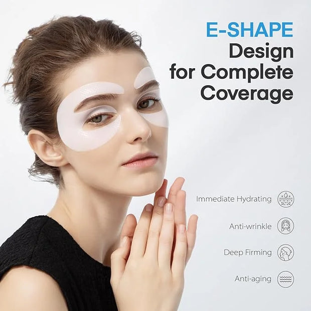 Dongyu Collagen Under Eye Patches: Deep Real Collagen Overnight Eye Gels Mask With Caffeine Peptides Niacinamide - Dark Ci...