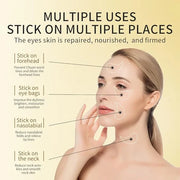 Gold Eye Mask Hydrating Moisturizing Gentle Moisturizing Improve Eye Dryness Eye Mask Patch - Product Image