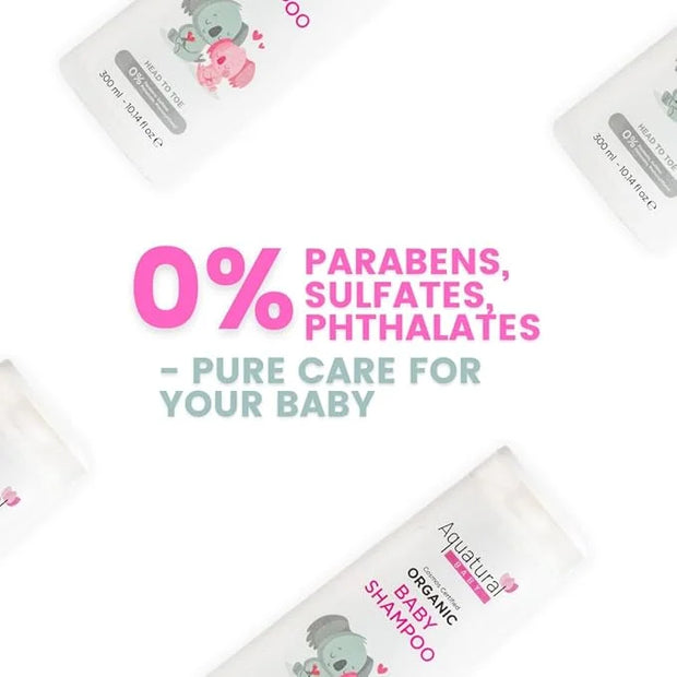 Organic Baby Shampoo - Plant-Based, Vegan & Gentle for Toddler, Moisturizing, Softens Hair - Girls & Boys Newborns, Kids S...