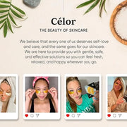 CÉLOR Under Eye Patches Premium - Golden Under Eye Mask Enriched with Hyaluronic Acid, Caffeine, Tea Tree & Collagen, Unde...
