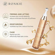 Eye Cream for Dark Circles: Under Eye Cream with Caffeine Retinol - Reduces Under Eye Bags and Fine Lines Gold - Product I...