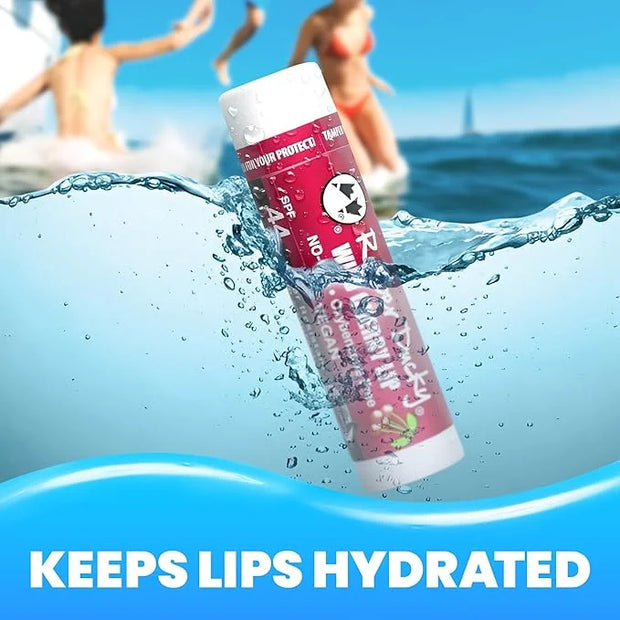 Rubber Ducky | Lip Sunscreen, Lip Balm with SPF 44, Water Resistant Sunscreen Lip Balm | Vegan, Untinted, Cherry Flavor, w...
