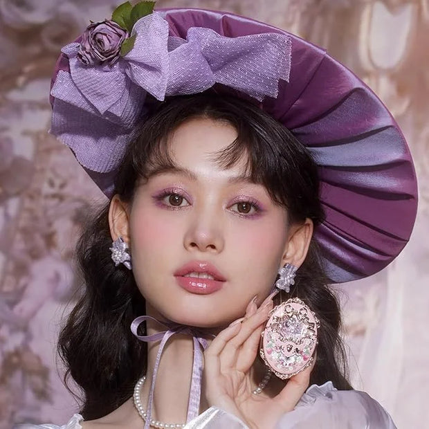 Flower Knows Strawberry Rococo Glowy Lip Gloss G01 Strawberry Macaron+Embossed Blush G01 Romantic Blossom - Product Image