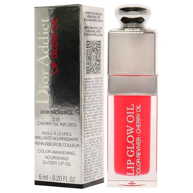 Dior Christian Addict Lip Glow Oil - 015 Cherry Lip Oil Women 0.2 oz, Glossy finish - Product Image