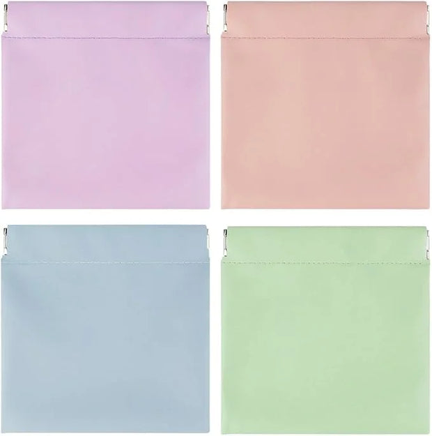 4 pcs cosmetic bag snap
