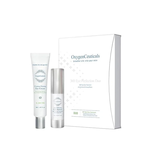360 Eye Perfection Duo – Advanced Anti-Aging Eye Treatment Set, Visibly Reduce Under-Eye Bags, Puffiness, Wrinkles, Dark C...
