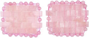 ideayard Rose Quartz Eye Mask, Mini Eye Mask Natural Quartz Mask for Eliminate Wrinkles Puffiness (Rose quartz-2) - Produc...