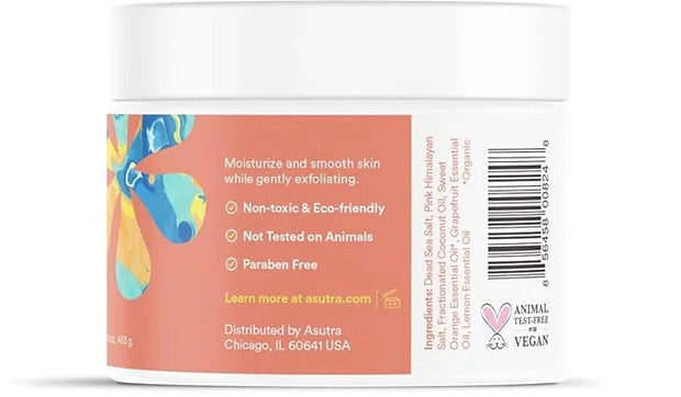 ASUTRA Dead Sea Salts Essential Oil Body Scrub Favorite Scents Bundle – 3, Full-Size 16 oz Body Scrubs – Vitamin C, Revita...